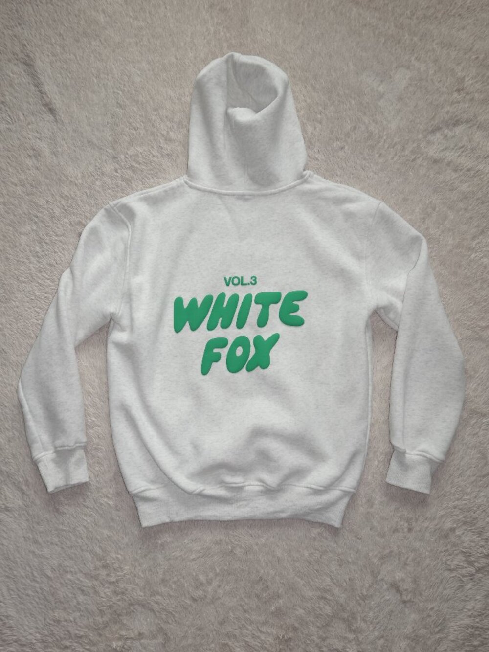 Women's Size XXS/XS White Fox Offstage Hoodie Glacier Grey, Like New!